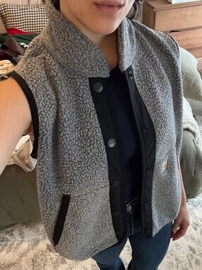 Carhartt Relaxed Fit Fleece Vest (Size S 4–6) – Model 0V4995-W